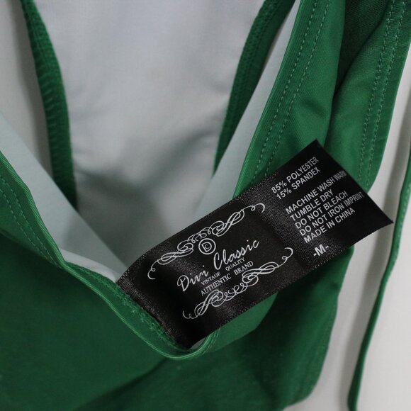 Jamaica Flag Themed Strappy Women's Cutout Backless Swimsuit One Piece Medium - Picture 9 of 9